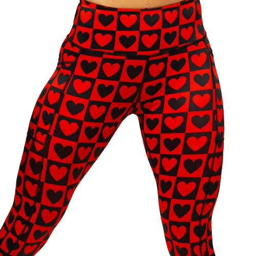 Woman Clothing Queen Of Hearts Leggings