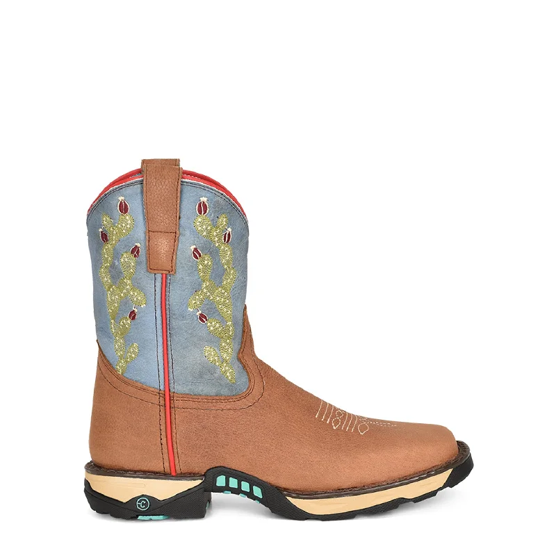 Men's Breathable Boots Corral Womens W5003 Blue/Tan Leather 8.5in Farm and Ranch Cowboy Boots Men's Breathable Boots Corral Womens W5003 Blue/Tan Leather 8.5in Farm and Ranch Cowboy Boots