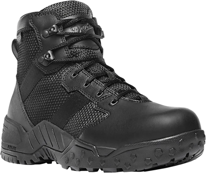 Men's Breathable Boots Danner Scorch Side-Zip Mens Black Textile 6in WP Military Boots Men's Breathable Boots Danner Scorch Side-Zip Mens Black Textile 6in WP Military Boots