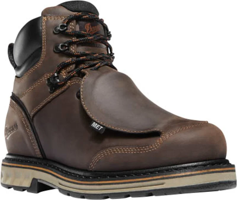 Men's All-Season Boots Danner Steel Yard Mens Brown Leather 6in Metguard Work Boots