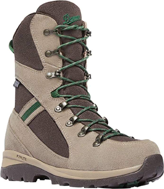 Men's Trendy Shoes Danner Wayfinder Womens Brown/Buff Suede 8in WP Hunting Boots