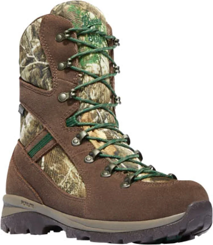 Men's Flexible Boots Danner Wayfinder Womens Realtree Edge Suede 8in 800G Hunting Boots