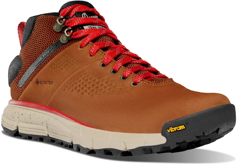 Top-Rated Shoes Now At Special Discounted Prices Danner Womens Trail 2650 Mid 4in GTX Brown/Red Suede Hiking Boots Top-Rated Shoes Now At Special Discounted Prices Danner Womens Trail 2650 Mid 4in GTX Brown/Red Suede Hiking Boots