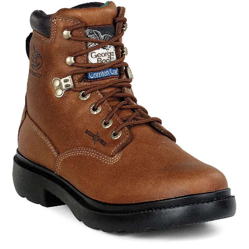 Men's All-Season Boots Georgia Farm 'n Ranch Mens Briar Brown Leather Waterproof Work Boots Men's All-Season Boots Georgia Farm 'n Ranch Mens Briar Brown Leather Waterproof Work Boots