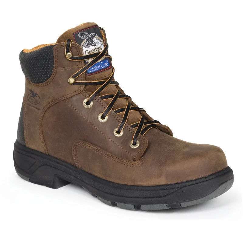 Men's Sporty Boots Georgia FlxPoint Mens Brown Leather Waterproof Composite Toe Work Boots Men's Sporty Boots Georgia FlxPoint Mens Brown Leather Waterproof Composite Toe Work Boots