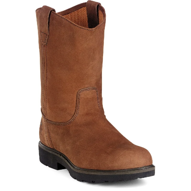 Buy More, Save More On Stylish Shoes Georgia Mens Brown Leather Steel Toe Pull On Ranch Work Boots Buy More, Save More On Stylish Shoes Georgia Mens Brown Leather Steel Toe Pull On Ranch Work Boots