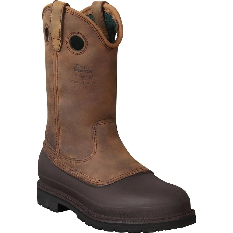 Men's Versatile Shoes Georgia MudDog Mens Mississippi Brown Leather Pull On Work Boots Men's Versatile Shoes Georgia MudDog Mens Mississippi Brown Leather Pull On Work Boots