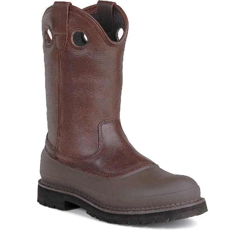 Men's Anti-Slip Boots Georgia MudDog Mens Soggy Brown Leather Steel Toe CC Pull-On Work Boots Men's Anti-Slip Boots Georgia MudDog Mens Soggy Brown Leather Steel Toe CC Pull-On Work Boots