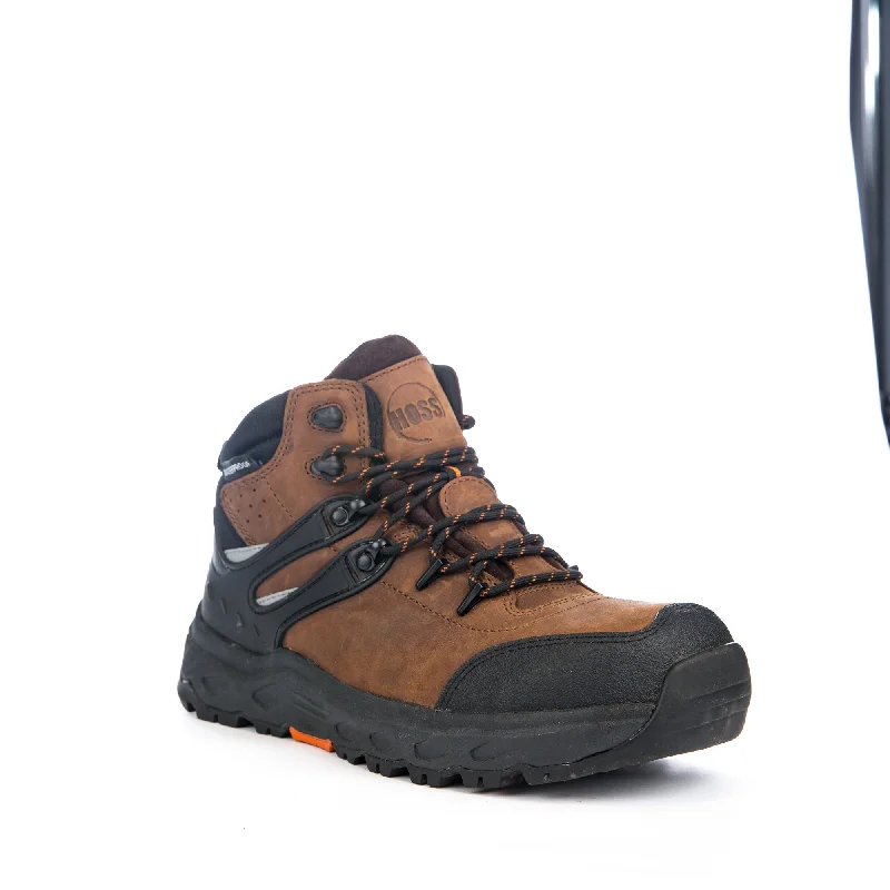 Exclusive Online Offers On Fashionable Shoes Hoss Boots Mens Brown Leather Stomp 6in AT WP Work Boots 17 6E Exclusive Online Offers On Fashionable Shoes Hoss Boots Mens Brown Leather Stomp 6in AT WP Work Boots 17 6E