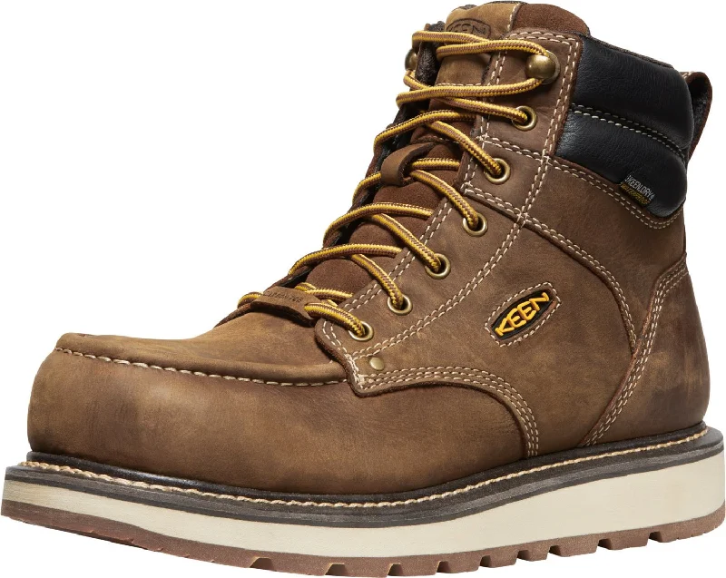 Men's All-Season Boots Keen Utility Mens Cincinnati 6in WP Belgian/Sandshell Leather Work Boots Men's All-Season Boots Keen Utility Mens Cincinnati 6in WP Belgian/Sandshell Leather Work Boots