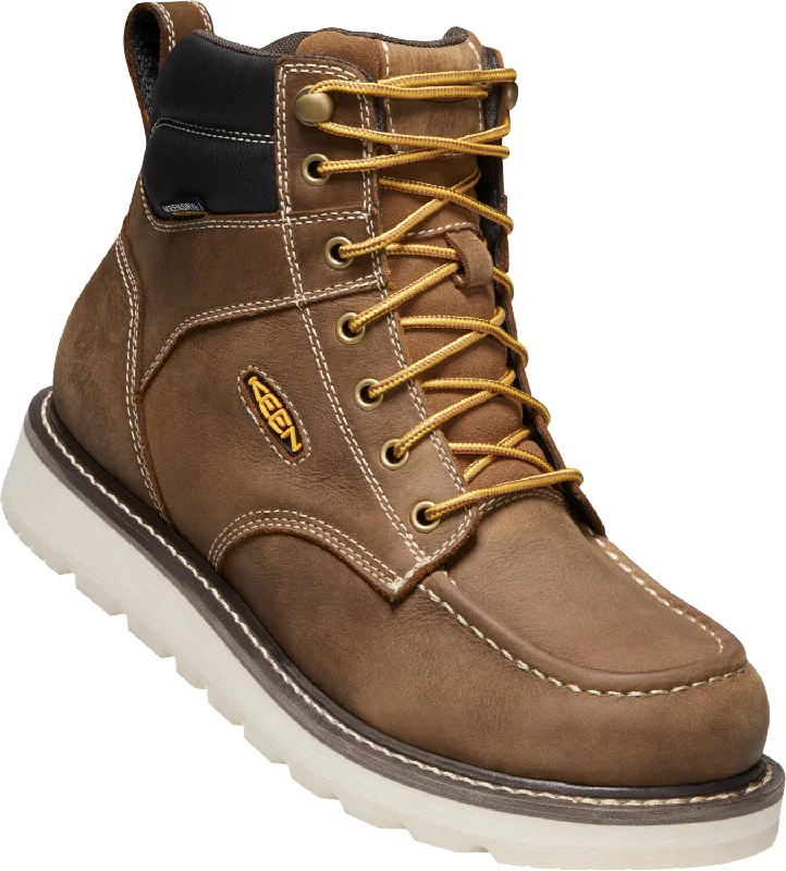 Men's Cozy Boots Keen Utility Mens Cincinnati WP Soft Toe Belgian/Sandshell Leather Work Boots Men's Cozy Boots Keen Utility Mens Cincinnati WP Soft Toe Belgian/Sandshell Leather Work Boots
