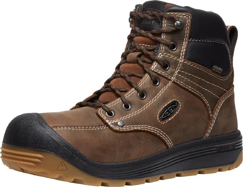 Men's Flexible Shoes Keen Utility Mens Fort Wayne 6in WP Soft Toe Dark Earth/Gum Leather Work Boots Men's Flexible Shoes Keen Utility Mens Fort Wayne 6in WP Soft Toe Dark Earth/Gum Leather Work Boots