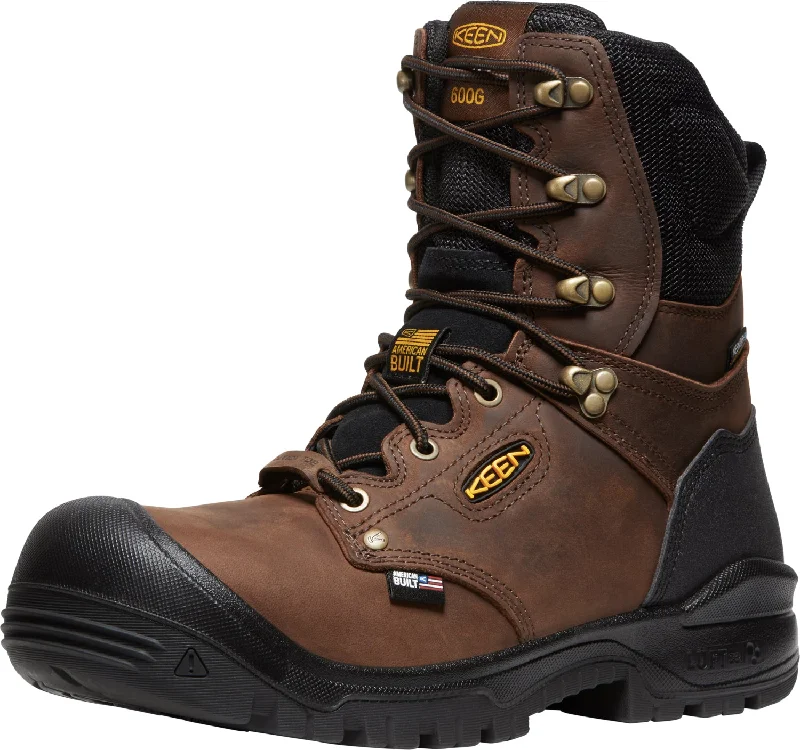Men's Sporty Shoes Keen Utility Mens Independence 8in WP 600G CT Dark Earth/Blk Leather Work Boots Men's Sporty Shoes Keen Utility Mens Independence 8in WP 600G CT Dark Earth/Blk Leather Work Boots