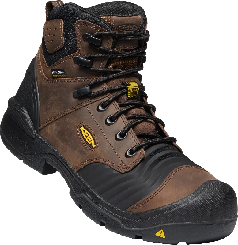 Best Deals On Comfortable Shoes Keen Utility Mens Portland 6in WP Dark Earth/Black Leather Work Boots Best Deals On Comfortable Shoes Keen Utility Mens Portland 6in WP Dark Earth/Black Leather Work Boots