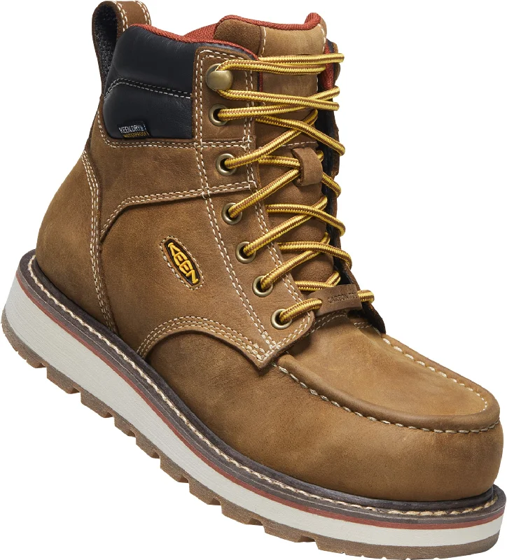 Men's Elegant Boots Keen Utility Womens Cincinnati 6in WP Belgian/Sandshell Leather Work Boots Men's Elegant Boots Keen Utility Womens Cincinnati 6in WP Belgian/Sandshell Leather Work Boots