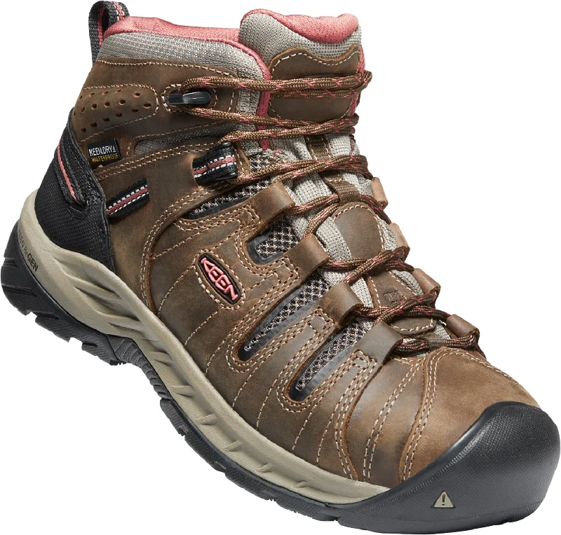All-Season Boots For Men Keen Utility Womens Flint II Mid WP Cascade Brown/Brick Dust Leather Work Boots All-Season Boots For Men Keen Utility Womens Flint II Mid WP Cascade Brown/Brick Dust Leather Work Boots