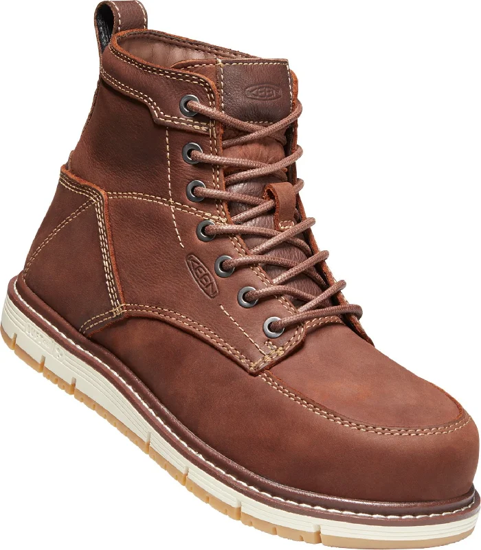 Men's Modern Boots Keen Utility Womens San Jose 6in Gingerbread Leather Work Boots