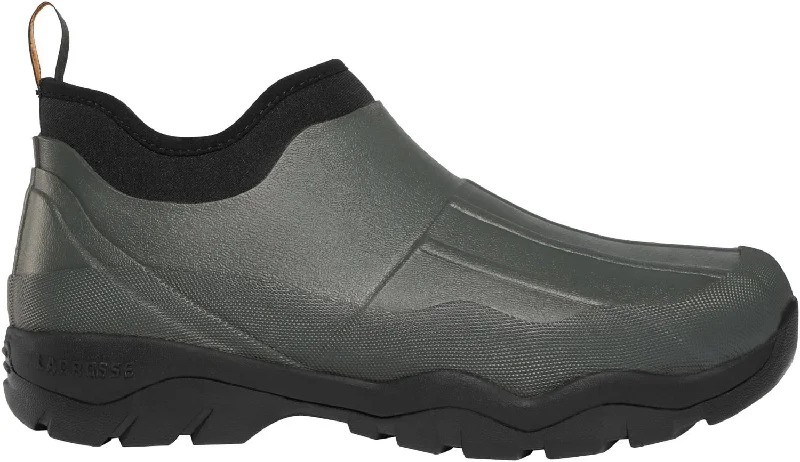 Men's Shock-Resistant Boots LaCrosse Mens Alpha Muddy 4.5in 3.0MM Dark Gray Rubber Work Boots Men's Shock-Resistant Boots LaCrosse Mens Alpha Muddy 4.5in 3.0MM Dark Gray Rubber Work Boots