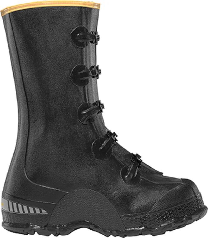 Men's Slip-Resistant Shoes LaCrosse Mens ZXT Buckle Deep Heel Overshoe 14in Black Rubber Work Boots Men's Slip-Resistant Shoes LaCrosse Mens ZXT Buckle Deep Heel Overshoe 14in Black Rubber Work Boots