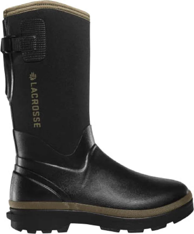 Men's Ergonomic Shoes LaCrosse Womens Alpha Range 12in 5.0MM Black/Tan Neoprene Work Boots Men's Ergonomic Shoes LaCrosse Womens Alpha Range 12in 5.0MM Black/Tan Neoprene Work Boots