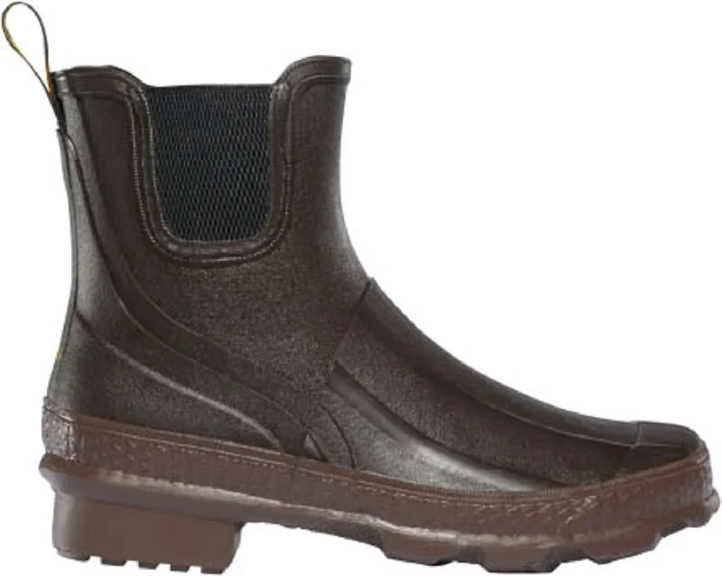 Men's Sporty Shoes LaCrosse Womens Grange Chelsea 5in Classic Brown Rubber Work Boots Men's Sporty Shoes LaCrosse Womens Grange Chelsea 5in Classic Brown Rubber Work Boots
