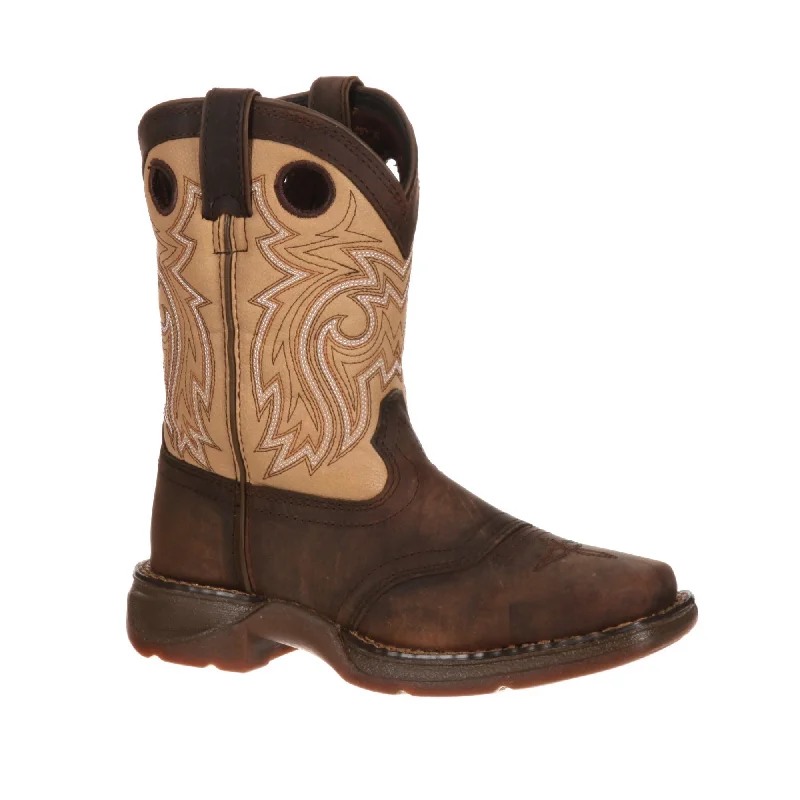 Buy More, Save More On Stylish Shoes Lil Durango Big Kids Brown/Tan Leather Saddle Western Cowboy Boots Buy More, Save More On Stylish Shoes Lil Durango Big Kids Brown/Tan Leather Saddle Western Cowboy Boots