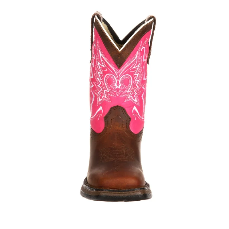 Men's Flexible Sole Boots Lil' Durango Youth GIrls Pink Leather Let Love Fly Western Cowboy Boots Men's Flexible Sole Boots Lil' Durango Youth GIrls Pink Leather Let Love Fly Western Cowboy Boots