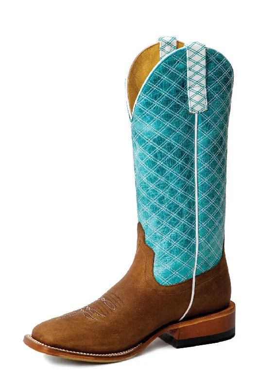 Shop Now For Discounted Shoes Miss Macie Bean Womens Turquoise Leather Fashion Boots 7.5 M