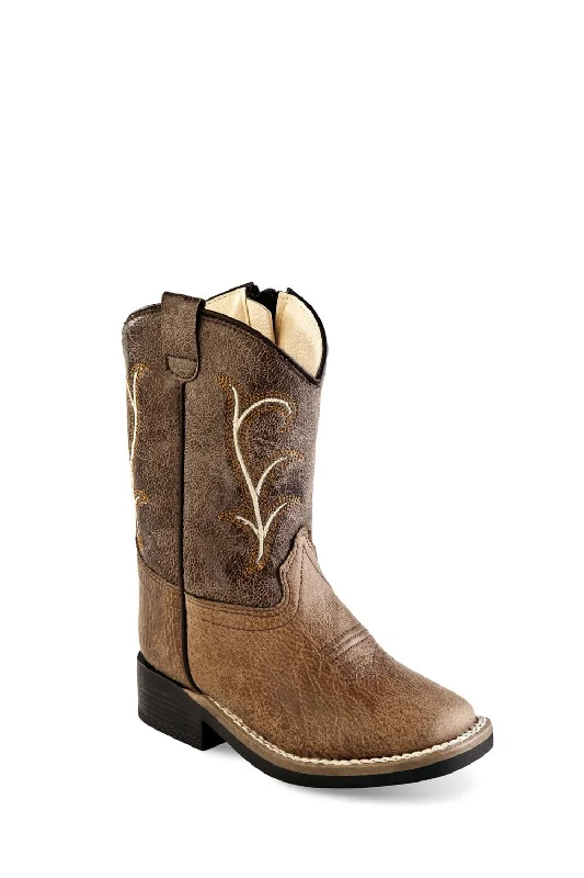 Best Offers On Lightweight And Flexible Shoes Old West Brown/Tan Toddler Boys Faux Leather Cowboy Boots 4.5D Best Offers On Lightweight And Flexible Shoes Old West Brown/Tan Toddler Boys Faux Leather Cowboy Boots 4.5D