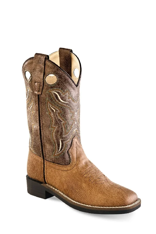 Special Promotion On Comfortable Walking Shoes Old West Tan/Brown Kids Boys Faux Leather Cowboy Boots 13D Special Promotion On Comfortable Walking Shoes Old West Tan/Brown Kids Boys Faux Leather Cowboy Boots 13D