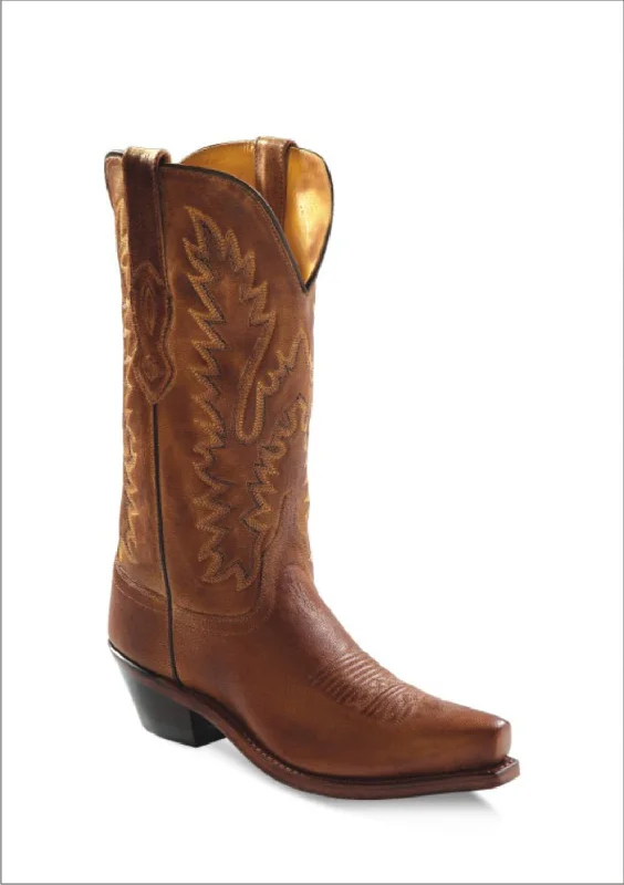 Men's Seamless Design Shoes Old West Tan Canyon Womens All Leather 12in Snip Toe Cowboy Western Boots 7.5 B Men's Seamless Design Shoes Old West Tan Canyon Womens All Leather 12in Snip Toe Cowboy Western Boots 7.5 B