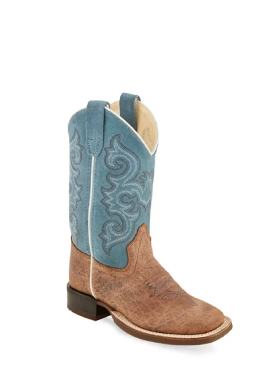 Special Holiday Sale On Premium Shoes Old West Tan/Turquoise Children Boys Leather Cowboy Boots 8.5D Special Holiday Sale On Premium Shoes Old West Tan/Turquoise Children Boys Leather Cowboy Boots 8.5D