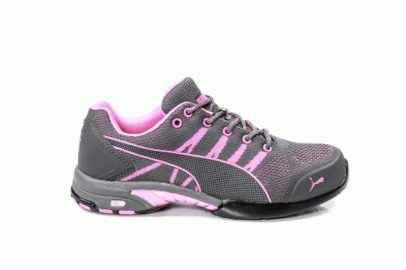 Biggest Shoe Sale Of The Year Puma Safety Pink/Grey Womens Textile Celerity Low ST Oxford Work Shoes 5 M Biggest Shoe Sale Of The Year Puma Safety Pink/Grey Womens Textile Celerity Low ST Oxford Work Shoes 5 M