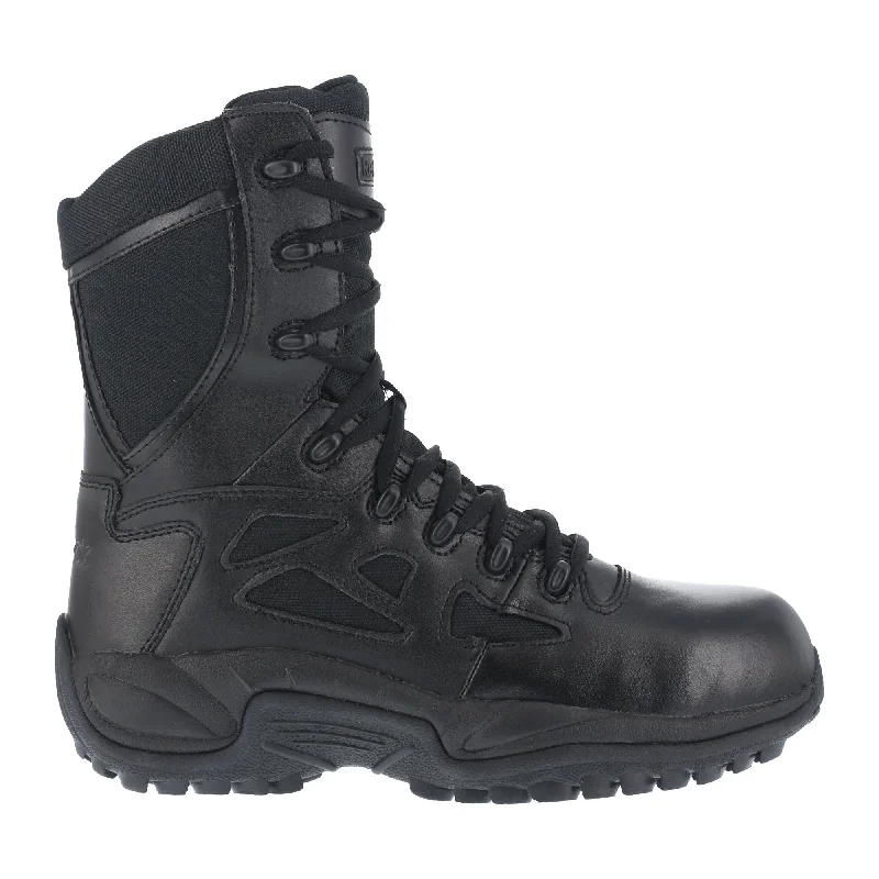 Limited-Time Shoe Discounts On Top Brands Reebok Womens Black Leather Work Boots Rapid Response Zip 8in Limited-Time Shoe Discounts On Top Brands Reebok Womens Black Leather Work Boots Rapid Response Zip 8in