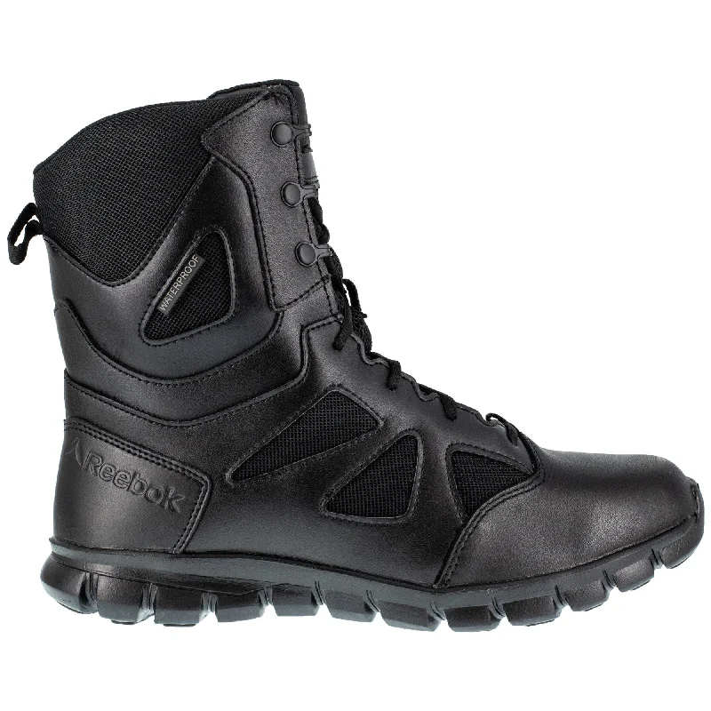 Men's Ergonomic Boots Reebok Womens Black Leather Work Boots Sublite Tactical WP 9 M Men's Ergonomic Boots Reebok Womens Black Leather Work Boots Sublite Tactical WP 9 M