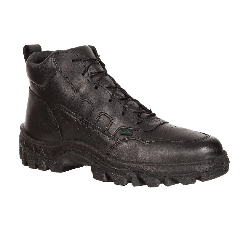 Men's Waterproof Shoes Rocky TMC Mens Black Leather Work Postal-Approved Sport Chukka Boots Men's Waterproof Shoes Rocky TMC Mens Black Leather Work Postal-Approved Sport Chukka Boots