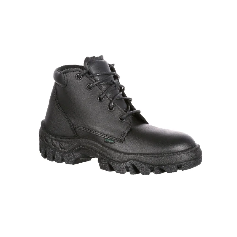 Flash Sale On Fashionable Shoes Rocky Womens Black Leather TMC Public Service Chukka Boots Flash Sale On Fashionable Shoes Rocky Womens Black Leather TMC Public Service Chukka Boots