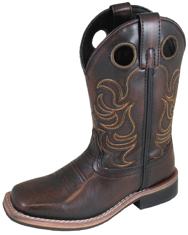 Men's Elegant Shoes Smoky Mountain Childrens Boys Landry Chocolate Leather Cowboy Boots 2.5 D Men's Elegant Shoes Smoky Mountain Childrens Boys Landry Chocolate Leather Cowboy Boots 2.5 D