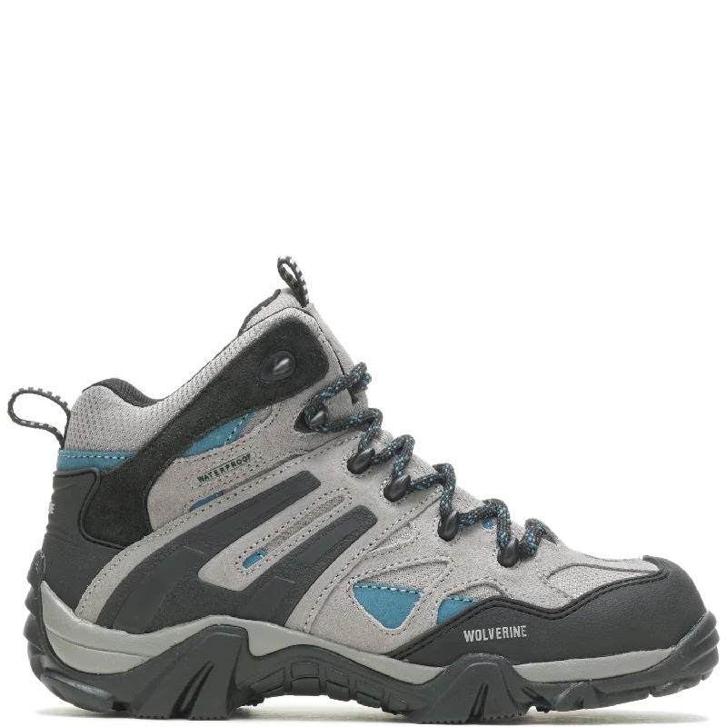 Men's Energy-Return Shoes Wolverine Womens Grey Leather Work Boots Wilderness Mid WP Men's Energy-Return Shoes Wolverine Womens Grey Leather Work Boots Wilderness Mid WP
