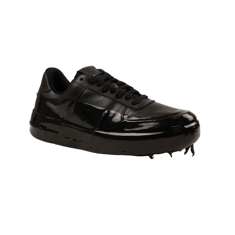 Men's Adaptive Fit Boots 424 On Fairfax Wax Dipped Low Top Sneakers - Black