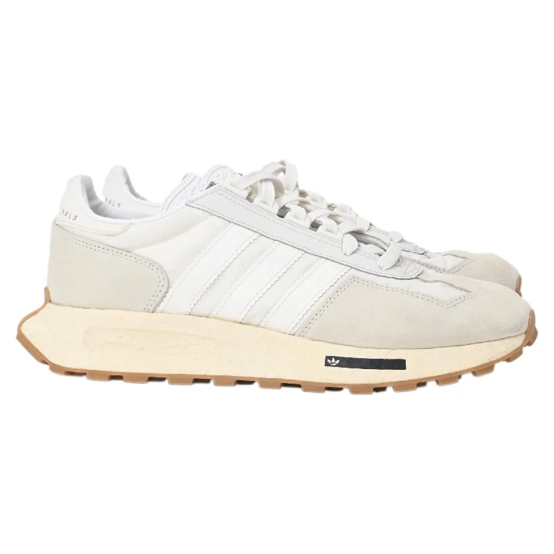 Men's Seamless Design Shoes Adidas Originals Retropy E5 Sneakers in White Nylon and Suede Men's Seamless Design Shoes Adidas Originals Retropy E5 Sneakers in White Nylon and Suede