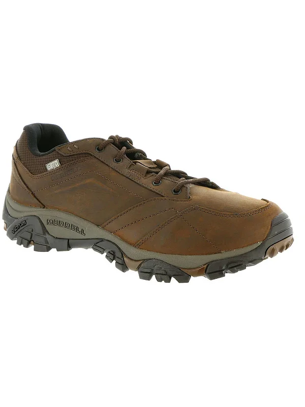 Men's Lightweight Shoes Advenuture Lace Mens Lace-Up Leather Hiking Shoes
