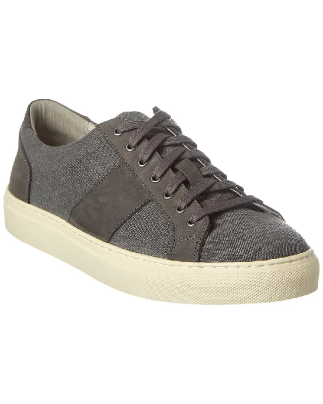Men's Trendy Shoes Alphakilo Carson Canvas & Leather Sneaker