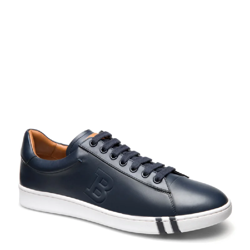 Men's Soft Boots Bally Asher 6205252 Men's Dark Navy Calf Leather Sneakers