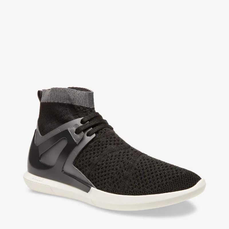Men's Durable Shoes Bally Avallo Men's 6221329 Black Leather/Fabric Sneakers