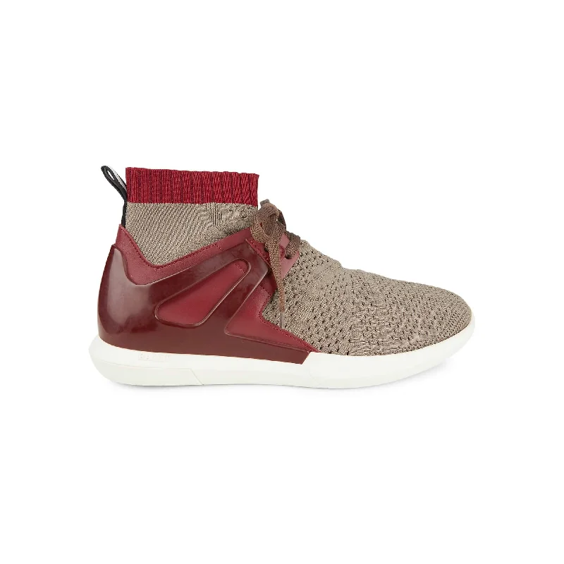 Men's Sporty Shoes Bally Avallo Men's 6221331 Snuff Leather & Fabric Sneakers