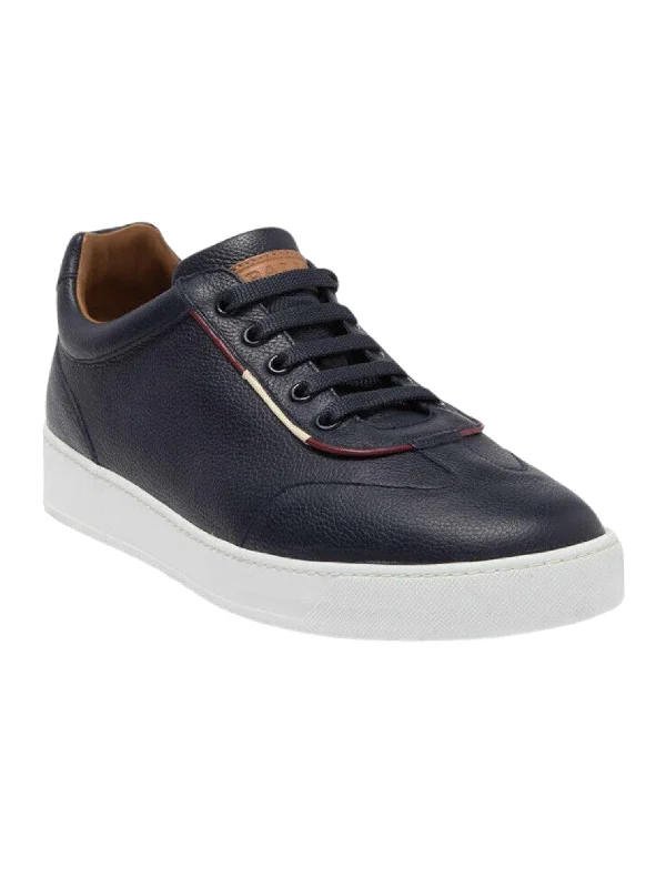 Men's Versatile Boots Bally Baxley 6230469 Men's Blue Bovine Grained Leather Sneakers Men's Versatile Boots Bally Baxley 6230469 Men's Blue Bovine Grained Leather Sneakers