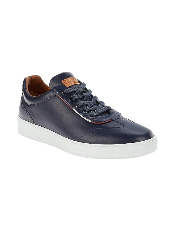 Men's Slip-Resistant Boots Bally Baxley Men's 6233865 Blue Leather Sneakers
