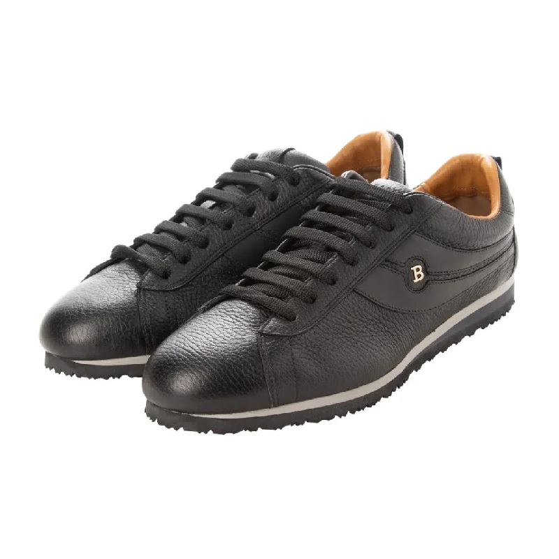 Men's Casual Shoes Bally Bredy 6228446 Men's Black Leather Sneakers