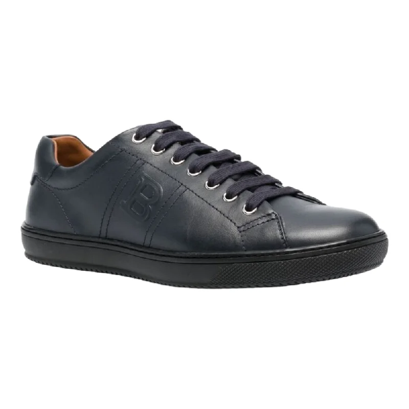 Men's Versatile Boots Bally Orivel Men's 6240302 Navy Leather Sneaker